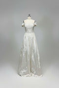 ED2004 Ivory Off Shoulder Lace Bridal Gown - Sample Sale AUD $449